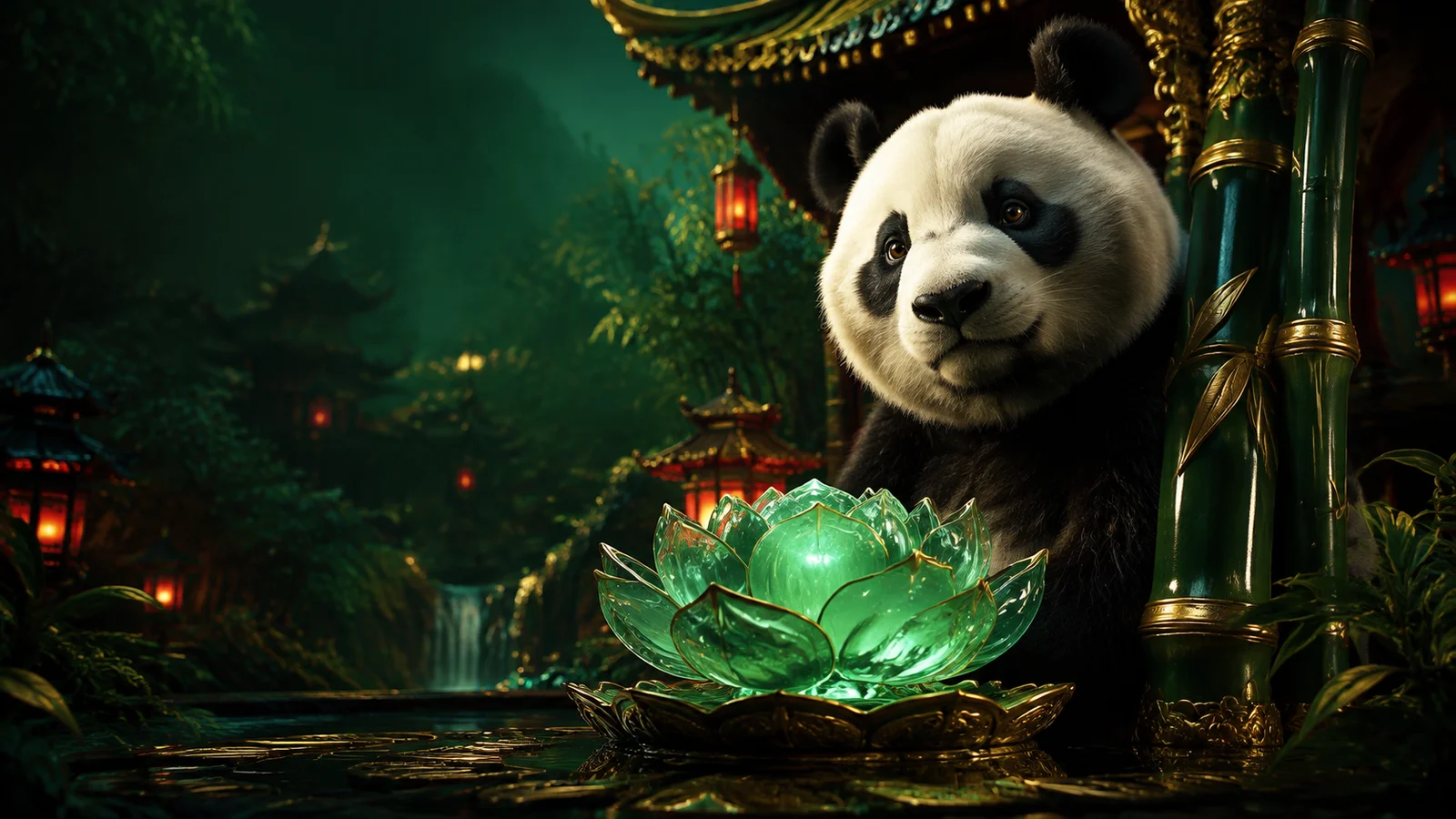 Great Panda:六朵蓮花與三個Scatter,各開啟什麼?主題圖