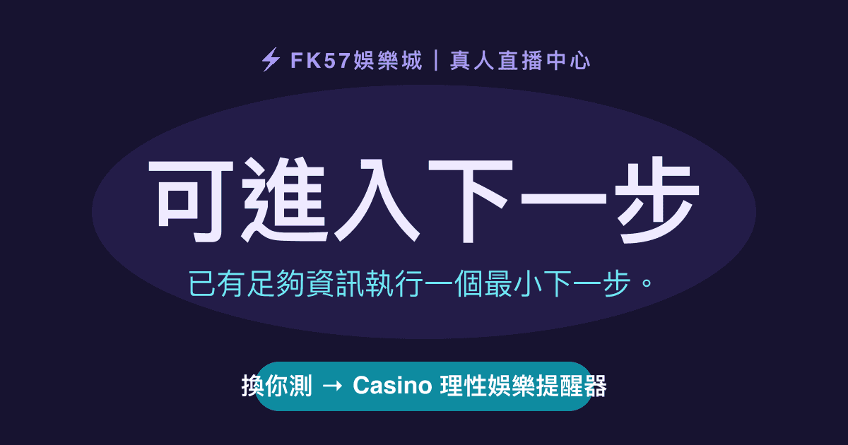 可進入下一步｜Casino 理性娛樂提醒器結果圖